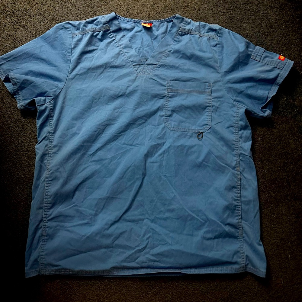 Dickie’s Scrub Top L Royal Blue